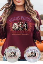 Load image into Gallery viewer, Hocus Pocus Graphic Sweatshirt (multiple color options)
