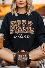 Load image into Gallery viewer, Vibes of Fall Graphic Sweatshirt (2 color options)
