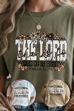 Load image into Gallery viewer, Give Thanks Graphic Tee (multiple color options)
