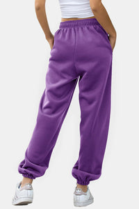 Elastic Waist Joggers with Pockets  (multiple color options)