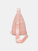 Load image into Gallery viewer, Quilted Adjustable Strap Puffy Sling Bag (multiple color options)
