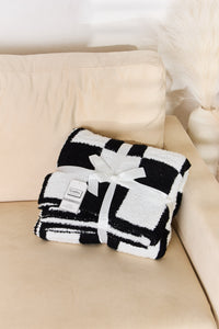 Checkered Decorative Throw Blanket (multiple color options)