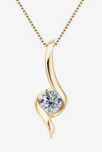 Load image into Gallery viewer, 1 Carat Moissanite 925 Sterling Silver Necklace (gold or silver)
