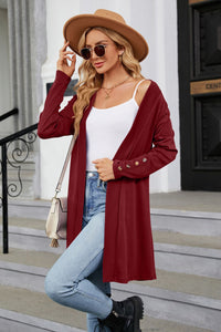 Long Sleeve Open Front Cardigan (multiple color options)