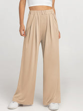 Load image into Gallery viewer, Elastic Waist Wide Leg Pants (multiple color options)
