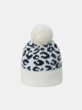 Load image into Gallery viewer, Leopard Hat with Pompom (multiple color options)
