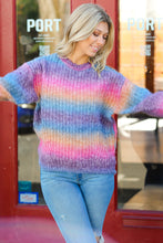 Load image into Gallery viewer, One Lucky Ombre Loose Knit Sweater
