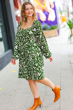 Load image into Gallery viewer, Positive Perceptions Ditsy Floral Square Neck Dress
