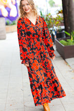Load image into Gallery viewer, It&#39;s A Match Floral Surplice Maxi Dress
