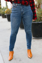 Load image into Gallery viewer, Going Up Dark Denim High Waist Skinny Jeans by Judy Blue
