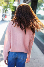 Load image into Gallery viewer, Eyes On You Flower Patch Oversized Knit Sweater in Terracotta
