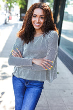 Load image into Gallery viewer, Hello Beautiful Rib Dolman Cropped Sweater Top in Black
