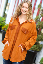 Load image into Gallery viewer, Only For You Waffle Button Down Oversized Shacket
