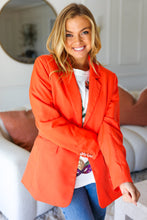 Load image into Gallery viewer, Diva Dreams Coral Notched Lapel Lined Blazer
