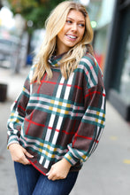 Load image into Gallery viewer, Embrace The Joy Multicolor Plaid Turtleneck Sweater Top
