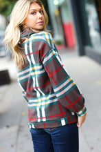 Load image into Gallery viewer, Embrace The Joy Multicolor Plaid Turtleneck Sweater Top
