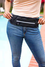 Load image into Gallery viewer, Multifunctional Elastic Waist Bag in Black
