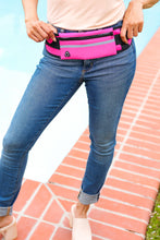 Load image into Gallery viewer, Multifunctional Elastic Waist Bag in Hot Pink
