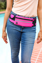 Load image into Gallery viewer, Multifunctional Elastic Waist Bag in Hot Pink
