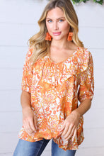 Load image into Gallery viewer, Unstoppable Force Floral Print Ruffle Trim Top
