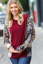 Load image into Gallery viewer, Feeling Bold Two Tone Floral &amp; Animal Print Top
