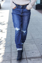 Load image into Gallery viewer, Judy Blue Medium Wash Mid Rise Distressed Slim Fit Jeans
