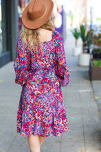 Load image into Gallery viewer, Take The Leap Floral Print Midi Dress
