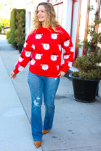 Load image into Gallery viewer, Dear Santa, Sparkle Fuzzy Knit Sweater

