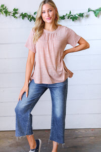 Turning Things Around Cut Out Back Tie Top