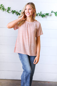 Turning Things Around Cut Out Back Tie Top