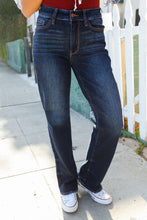 Load image into Gallery viewer, Judy Blue Midnight Horizon Mid Rise Straight Leg Denim Jeans
