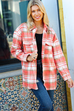 Load image into Gallery viewer, Layer Up Plaid Flannel Button Down Shacket

