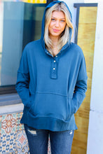 Load image into Gallery viewer, Cozy Up French Terry Snap Button Hoodie
