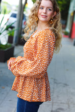 Load image into Gallery viewer, New Chapter Leopard Print Smocked Ruffle Hem Top
