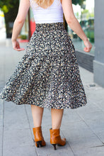 Load image into Gallery viewer, It&#39;s Your Day Ditzy Floral Smocked Waist Midi Skirt
