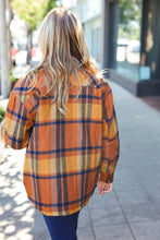 Load image into Gallery viewer, You Got This Camel Plaid Quilt Lined Button Down Shacket
