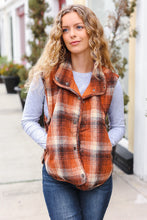 Load image into Gallery viewer, By the Campfire Plaid Vest
