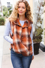 Load image into Gallery viewer, By the Campfire Plaid Vest
