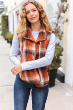 Load image into Gallery viewer, By the Campfire Plaid Vest
