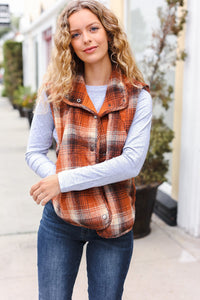 By the Campfire Plaid Vest