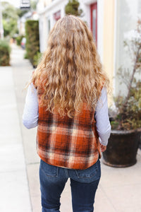 By the Campfire Plaid Vest