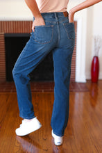 Load image into Gallery viewer, Judy Blue Dark Wash High Rise Straight Leg Jeans
