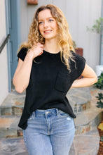 Load image into Gallery viewer, Best In Bold Dolman Ribbed Knit Sweater Top in Black
