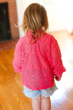 Load image into Gallery viewer, Giddy Up Rose Cotton Floral Lace Button Down Top
