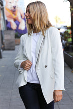 Load image into Gallery viewer, Holiday Ready White Tassel Fringe Blazer
