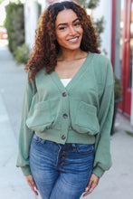 Load image into Gallery viewer, Weekend Ready Lime Green Boyfriend Button Down Cropped Jacket
