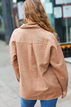 Load image into Gallery viewer, Weekend Ready Rust Flannel Plaid Oversized Shacket
