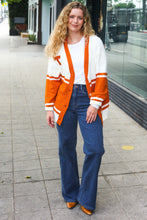 Load image into Gallery viewer, Game Day Burnt Orange &quot;T&quot; Embroidered Cardigan
