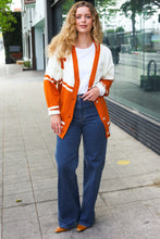 Load image into Gallery viewer, Game Day Burnt Orange &quot;T&quot; Embroidered Cardigan
