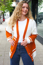 Load image into Gallery viewer, Game Day Burnt Orange &quot;T&quot; Embroidered Cardigan
